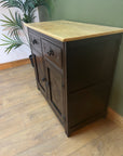 Vintage Oak Wooden Sideboard (SKU024)