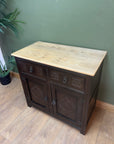 Vintage Oak Wooden Sideboard (SKU024)