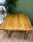 Antique Pine Small Dining Table With Drawer (SKU32)