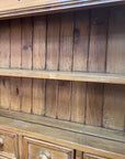 Vintage Country Pine Farmhouse Style Wall Unit With Drawers (SKU37)