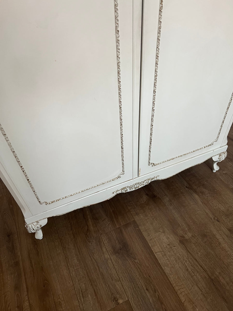 Vintage French Style Double Wardrobe (SKU159)