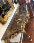 Italian Rococo Revival Style Marble Top Console Table (SKU242)