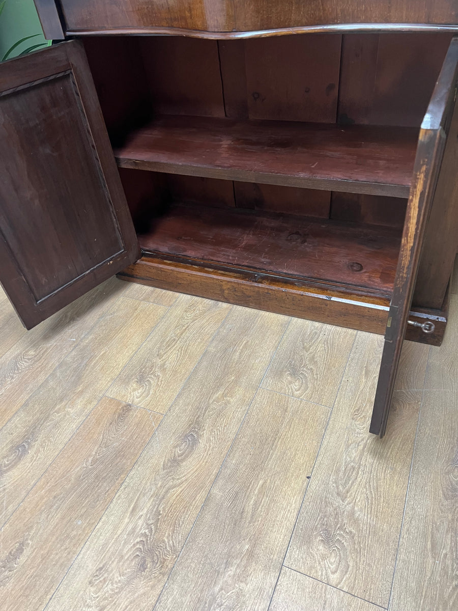 Antique Victorian Mahogany Chiffonier With Mirror (SKU053)