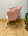 Pink Upholstered Bedroom Chair (SKU156)