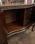 Mahogany Chippendale Style Buffet Cabinet On Cabriole Legs (SKU61)