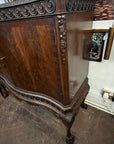 Mahogany Chippendale Style Buffet Cabinet On Cabriole Legs (SKU61)