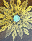 Antique Two Tier Occasional Table Delicate Marquetry Slender Cabriole Legs (SKU76)
