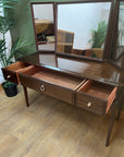 Vintage Stag Triple Mirror Dressing Table (SKU162)