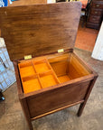Vintage Mid Century Sewing Table Storage Box (SKU223)
