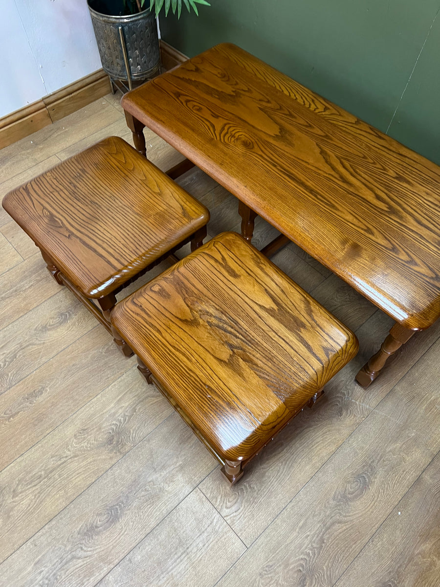Vintage Nest of 3 Tables (SKU94)