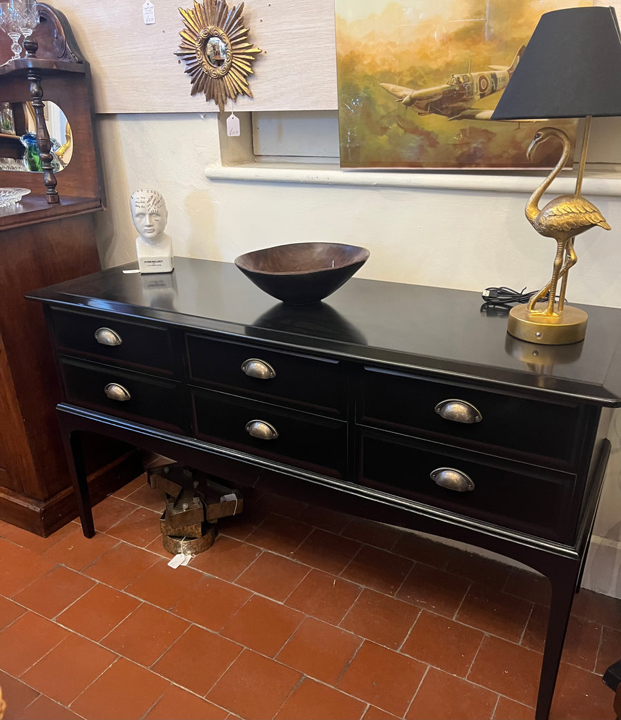 Vintage Stag Sideboard Chest Black (SKU92)