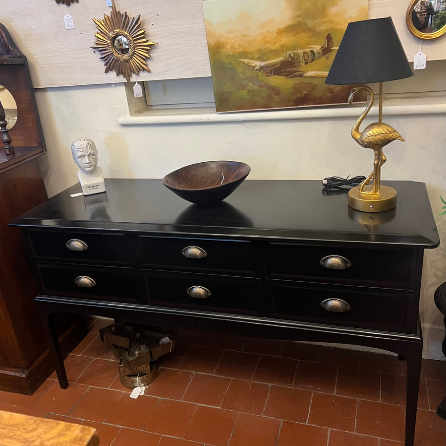 Vintage Stag Sideboard Chest Black (SKU92)