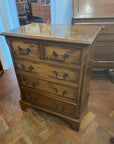 Vintage Yew Wood Small Chest Drawers (SKU167)