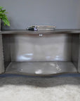 Industrial Style Metal Curve Low Sideboard TV Cabinet (SKU82)