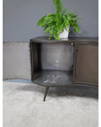 Industrial Style Metal Curve Low Sideboard TV Cabinet (SKU82)