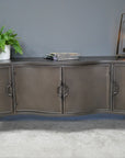 Industrial Style Metal Curve Low Sideboard TV Cabinet (SKU82)