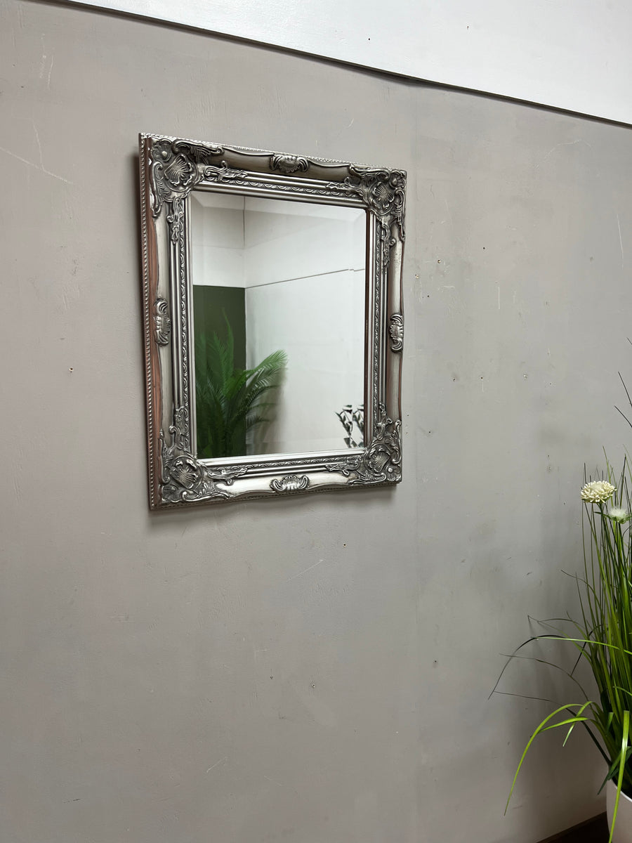 Silver Framed Mirror (SKU315)
