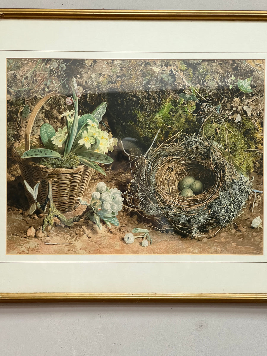 Vintage Gold Framed Print Nest (SKU381)