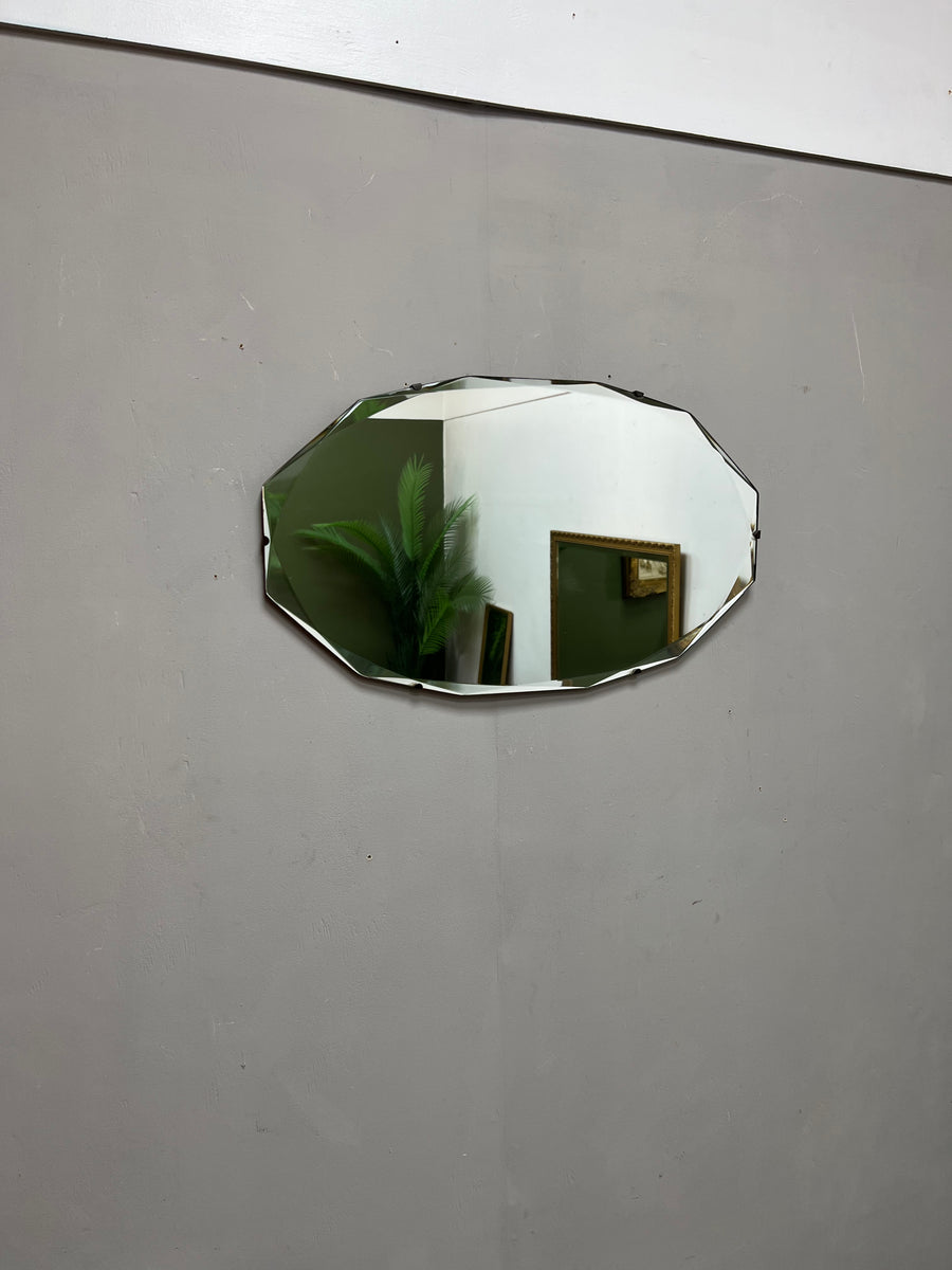 Art Deco Frameless Mirror (SKU258)