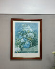 Wood Framed Print Renoir Flower piece (SKU390)