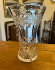 Vintage Crystal Vase 17cm  (SKU668)