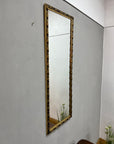 Vintage Long Gold Framed Mirror (SKU310)