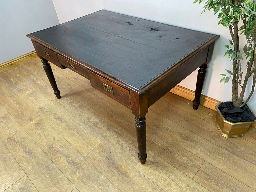 Large Antique Victorian Writing Library Desk (SKU125)