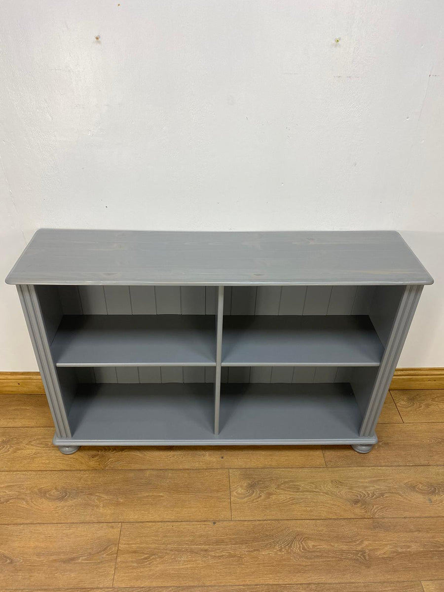 Grey Bookcase With Grey Washed Top (SKU1131)