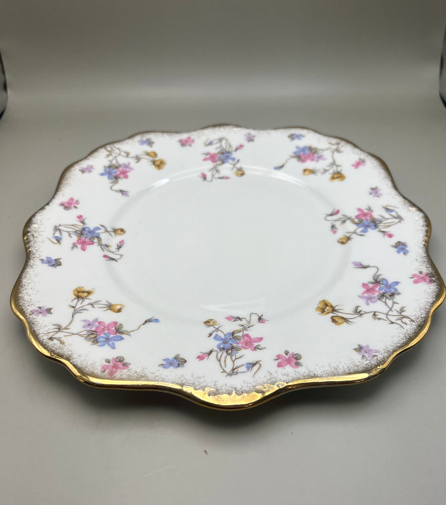 Royal Stafford Violets Pompadour Cake / Biscuit Plate  (SKU536)